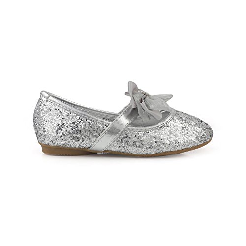 KITTENS Girls Silver Ballet Flats Size 29 Amazon.in Fashion
