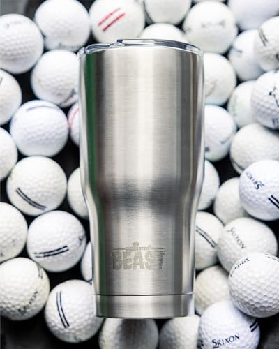 Beast 40 oz Tumbler Stainless Steel Vacuum Insulated Coffee Ice Cup Double Wall Travel Flask (Stainless Steel) - Image 6