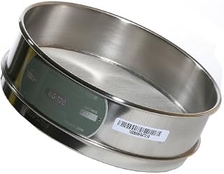 Advantech Stainless Steel Test Sieves, 8" Diameter, #120 Mesh, Full Height