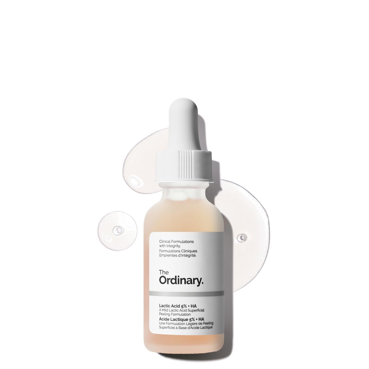 The Ordinary Lactic Acid 5 Hyaluronic Acid 2 Gentle Exfoliating Serum for Smoother Skin