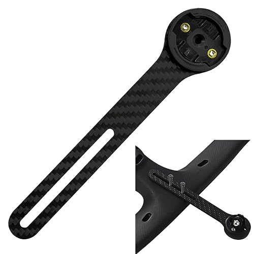 RXL SL Carbon GPS Vehicle Mounts Stopwatch Seat Speedometer Holder Mount for Bike Bicycle Computer Mount GPS Holder Bike Mounts Bracket Multifunctional Bicycle Handlebar Extender
