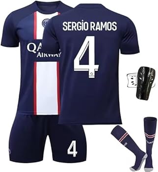 Flocage officiel PSG Europe away 2021/22 N°4 Sergio Ramos - Flocages