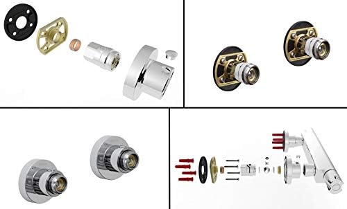 Bristan Frenzy Chrome Thermostatic Fast Easy Fit Bar Shower Valve (150 mm centres) with 3 Mode Kit (FZ SHXMMCTFF C)