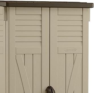 Suncast Mannington Vertical Shed 3x2 - Sand