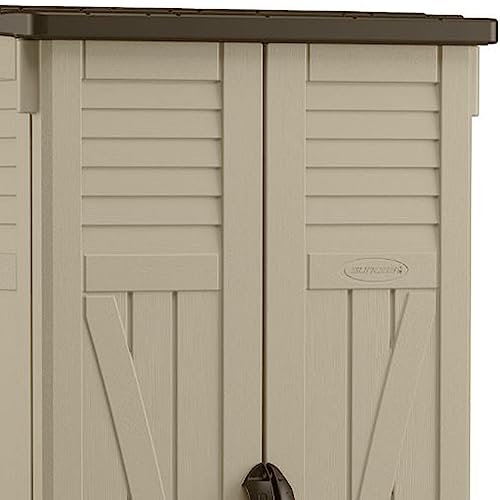 Suncast Mannington Vertical Shed 3x2 - Sand