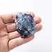 CXD-GEM Natural Rainbow Fluorite Crystal Specimen Raw Stone for Collection w/Info Card (1.5-2.2 inch)