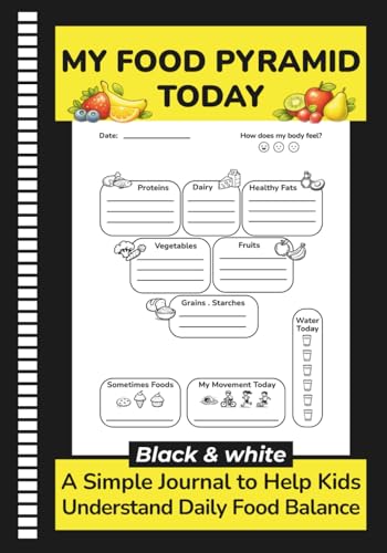 My Food Pyramid Today – Black & White – A