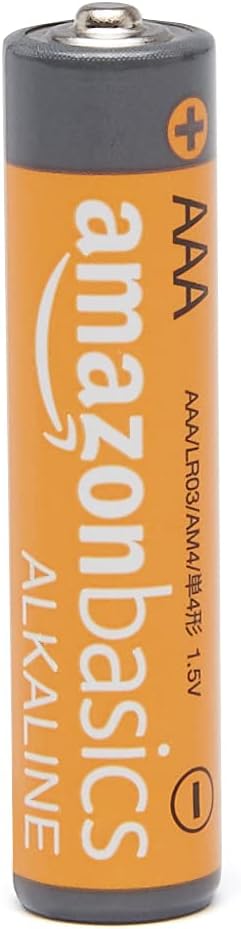 Amazon Basics 10-Pack AAA Alkaline High-Performance Batteries, 1.5 Volt, 10-Year Shelf Life