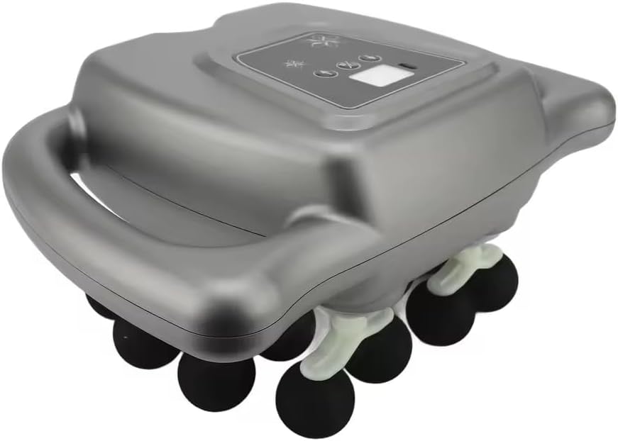 Miniatura 2 de Dispositivo de masaje eléctrico de 16 cabezales, 99 ajustes de fuerza ajustables, masajeador de cuello y hombro trasero recargable