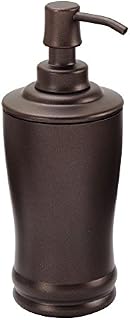 iDesign Olivia Metal Tall Pump, Liquid Soap Dispenser Holds 8 Oz. for Bathroom