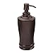 iDesign Olivia Metal Tall Soap Pump, Liquid Soap Dispenser Holds 8 Oz. for Bathroom, Kitchen Sink, Vanity, Bronze