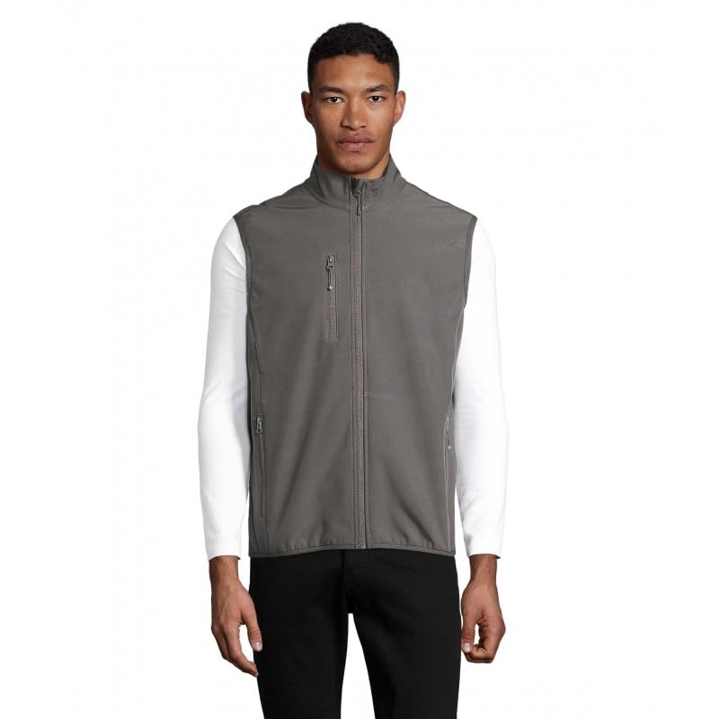 Veste Softshell sans Manche Falcon BW SOL'S Gris Foncé 2XL pour Homme