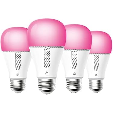 AMAZON - Kasa Smart Bulb, 1000 Lumens Full Color Changing Dimmable Smart WiFi Light Bulb Compatible with Alexa and Google Home, 11W, A19, 2.4Ghz only, No Hub Required, A Certified for Humans Device (KL135P4)