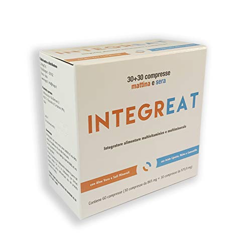 IntegrEat integratore alimentare pazienti bariatrici 60 compresse - Multivitaminico multiminerale a doppia formulazione mattina e sera