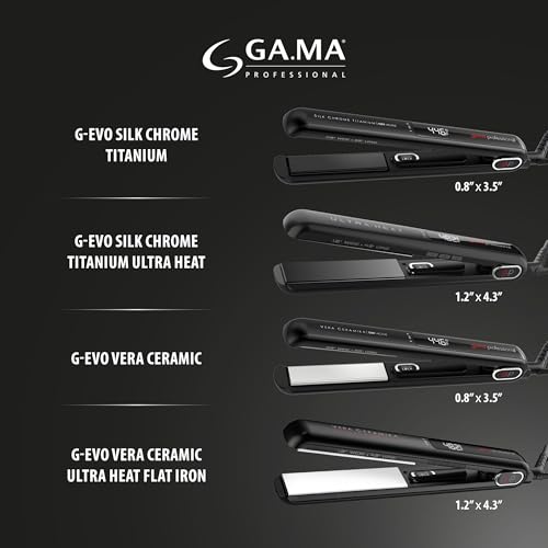 Plancha de Pelo GA.MA Italy Professional G-EVO Silk Chrome miniatura 5