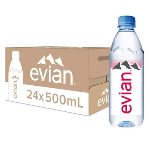 Evian Eau plate 500 ml - Lot de 24