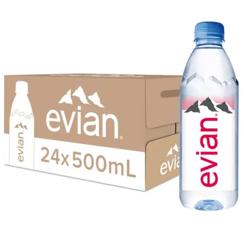 Evian Still Water, 500ml- Pack of 24