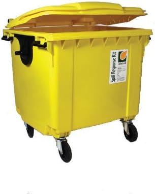 4 wheeled bin 900ltr oil-only spill response kit 24-1100