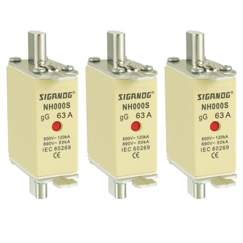 Sigandg NH000 63A Sicherungseinsatz 3 Stück