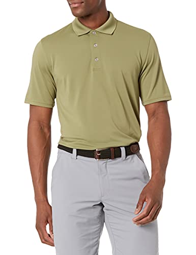 Amazon Essentials Men's Regular-Fit Quick-Dry Golf Polo Shirt, Olive, X-Large