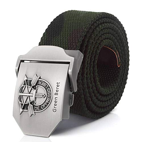 Cinturón De Nylon De Lona Hombres Mujeres Cinturón De Lona Militar Hebilla De Metal Cinturón De Jeans Cinturones Tácticos Del Ejército Hombres Masculinos, Ideal Para Jeans Ropa De Trabajo Infor Cover