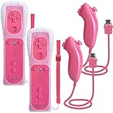 Das Paket beinhaltet: 2 x Wii Nunchuk; 2 x Wii Fernbedienung mit Motion Plus; 2 x Silikonhülle; 2 x Handschlaufe; 1x Bedienungsanleitung