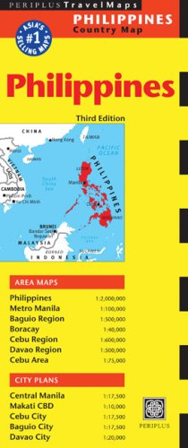 Philippines Travel Map Third Edition