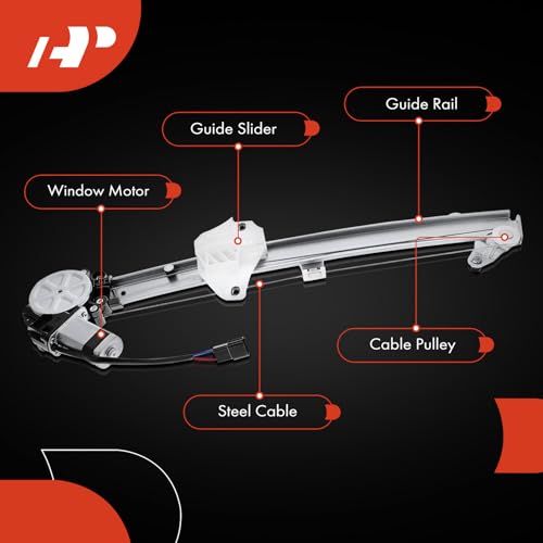 A-Premium Electric Power Window Regulator with Motor Compatible with Honda CR-V CRV 2017-2022, Rear Right Passenger Side by A-premium - Image 6