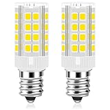 AMI PARTS WE05X20431 LED Dryer Drum Light Bulb Energy-Saving 4W 120V,Fit for Hotpoint GE Whirlpool Kenmore, 22002263 WE4M305 WP3395618 White E12 Candelabra Base 6000K(2 Pack