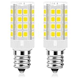 AMI PARTS WE05X20431 LED Dryer Drum Light Bulb Energy-Saving 4W 120V E12 Candelabra Base 6000K,Fit for G-E Whirl-Pool Dryer Replace 22002263 WE4M305 WP3395618（2 Pack）