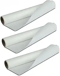 kit 3 Rolos Papel Manteiga 7,5m x 29cm, Papel Antiaderente Para Cozinhar