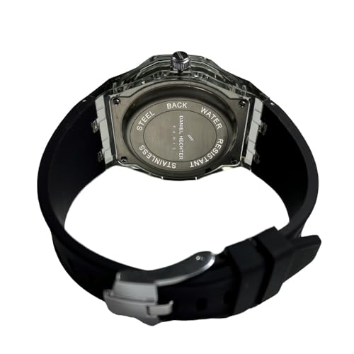 Image of Daniel Hechter Paris Montparnasse Collection Analog Watch for Men with Roman Indices, Octagone Dial and Silicon Strap-DHM1006