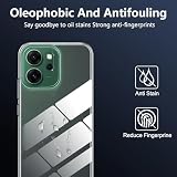 Fitudoos Etui na telefon komórkowy do Oppo Reno 14F 5G, miękkie etui ochronne z płynnego silikonu, wysokiej jakości silikon TPU etui na telefon komórkowy do Oppo Reno 14F 5G - przezroczyste