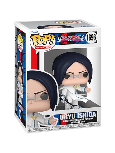 Epic Collectibles Pop Anime: Bleach - Conjunto de bonecos de vinil Uryu Ishida com protetor de caixa