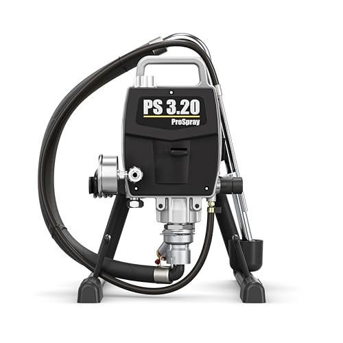 WAGNER pompa tłokowa ProSpray 3.20 - dla użytkowników zaczynających malowanie w technologii Airless: Maks. Wydajność 2,0 l/min, Wąż wysokociśnieniowy DN6; 15 m