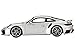Truescale Miniatures 911 Turbo S GT Silver Metallic Edition to 4200 Pieces Worldwide 1/64 Diecast Model Car by True Scale MGT00354