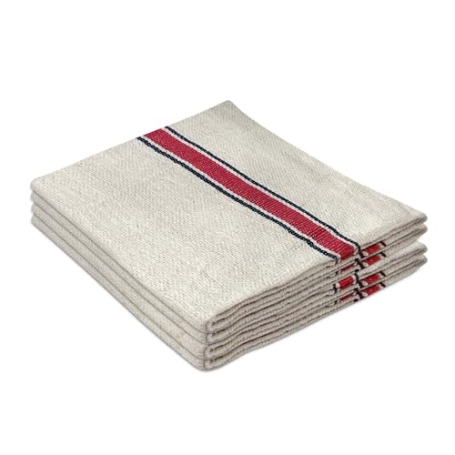 G 1 Cotton Floor Cleaning Duster/Cloth/Mop/Pocha (Off White, Large Size, 30 inch x 30 inch) - Pack of 3