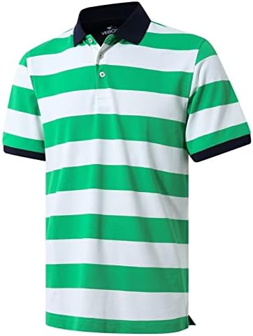 white striped polo t shirt