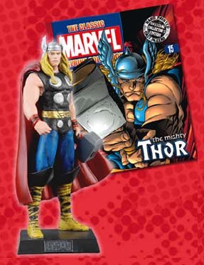 Classic Marvel Figurine Collection and Magazine #15 Thor