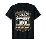 Ottobre 1985 Vintage Retro Uomo Donna