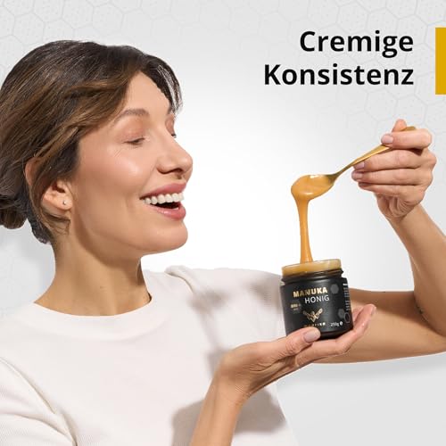 maorika - Manuka Honig 800 MGO + 250g im Glas (lichtundurchlässig, kein Plastik) - laborgeprüft, zertifiziert aus Neuseeland