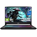 MSI Katana 17 Gaming Laptop, 17.3” FHD 144Hz Display, Intel Core i7-13620H, NVIDIA GeForce RTX 4060, 16GB DDR5 RAM, 512GB SSD, RGB Keyboard, Wi-Fi 6, Windows 11 Home, HDMI