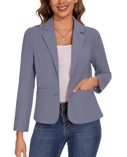 Blazer chic pour femme avec doublure avant pour un confort parfait au bureau