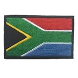 South Africa Flag Tactical Patch with Hook & Loop/National Flag Patch Collection (South African, 2