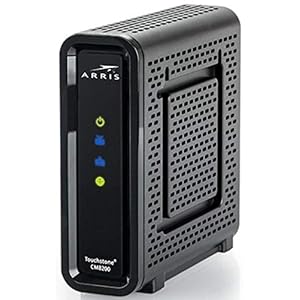 Arris Touchstone CM8200A DOCSIS 3.1 Cable módem ultrarrápido 32 x 8 Gigabit (negro) (renovado)