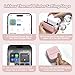 LAIBEAR Sticker Printer Print Pods, Little Printer with 7 Rolls Thermal Printing Paper, Inkless Sticker Maker Bluetooth for DIY,Crafts,Journal,Study,Work,Compatible Phone&Tablet (Pink)