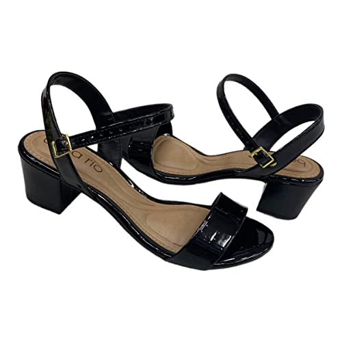 Sandália Beira Rio Salto Fino Feminino, Preto, 36