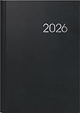 BRUNNEN Buchkalender Mod. 796 '26 | A5, Kunststoff, schwarz