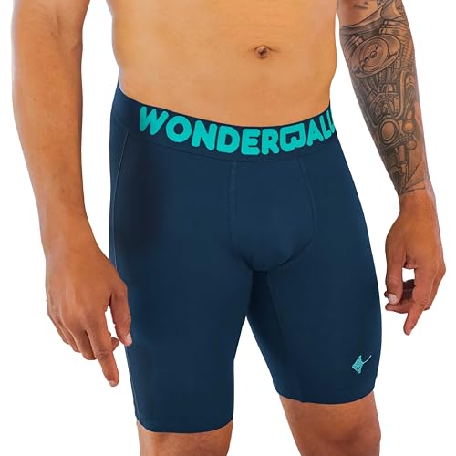 Wonderballs Long Boxer Briefs for Men - Ultra-Soft & Breathable Pima Cotton & Modal Blend - Athletic Underwear for Men