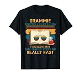 Livres de lecture vintage et café Grammie sait tout T-Shirt